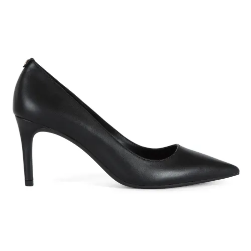 Michael Kors , Alina Flex Leather Stiletto Heels ,Black female, Sizes: