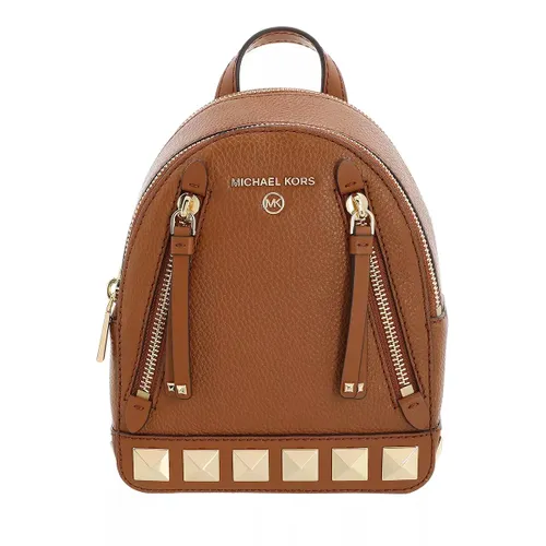 Michael Kors Backpacks - Brooklyn Extra Small Cnv Messenger Backpack - brown - Backpacks for ladies