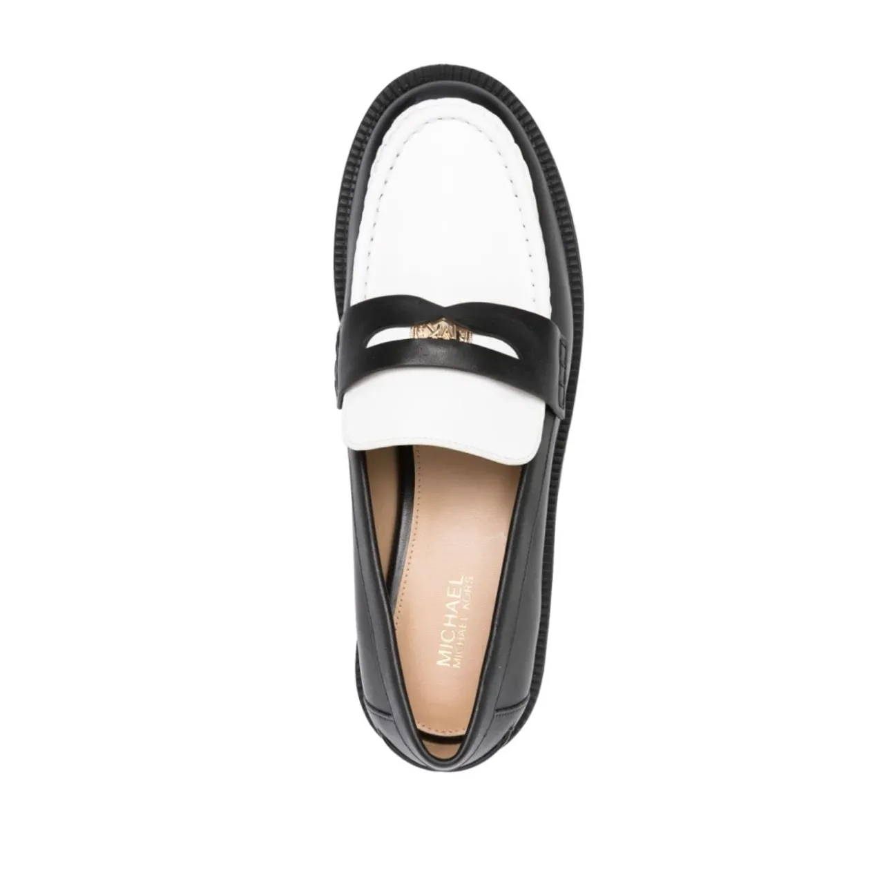 Michael Kors , Black Leather Logo-Embossed Sandals ,Black female, Sizes: