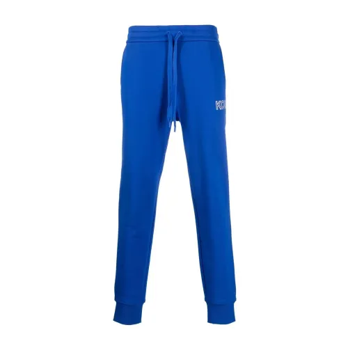 Michael Kors , Blue Casual Fitness Jogger Pants ,Blue male, Sizes: