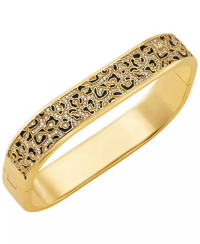 Michael Kors Bracelets - 14K Gold-Plated Cheetah Print Bangle Bracelet - gold - Bracelets for ladies