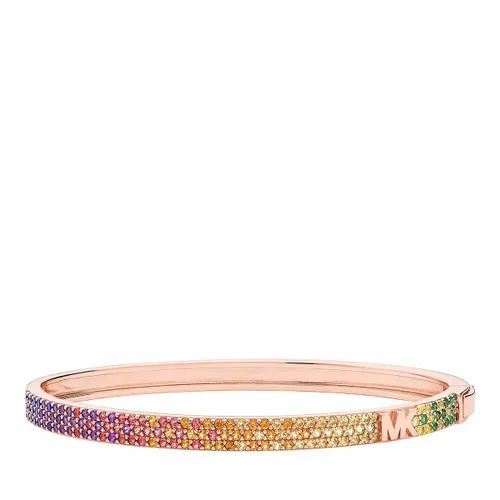 Michael Kors Bracelets - 14K Sterling Silver Rainbow Pavé Bangle Bracelet - quarz - Bracelets for ladies