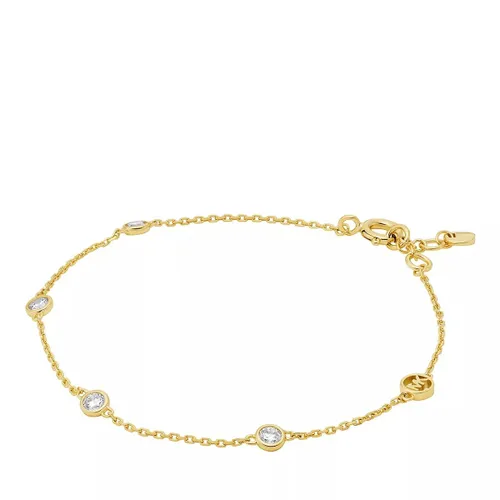 Michael Kors Bracelets - Michael Kors 14K Gold Sterling Silver Station Brac - gold - Bracelets for ladies