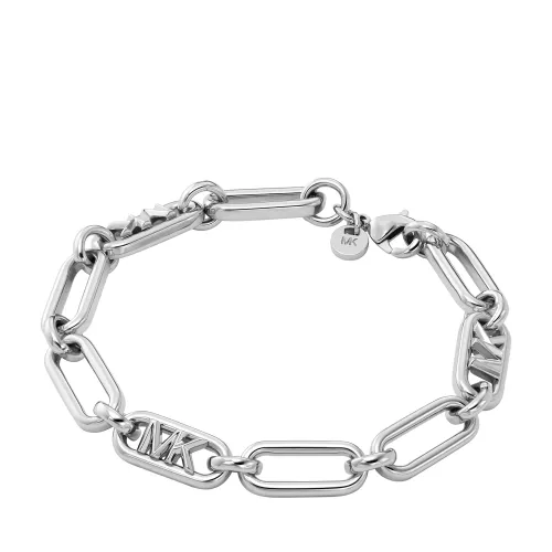 Michael Kors Bracelets - Platinum-Plated Empire Link Chain Bracelet - silver - Bracelets for ladies