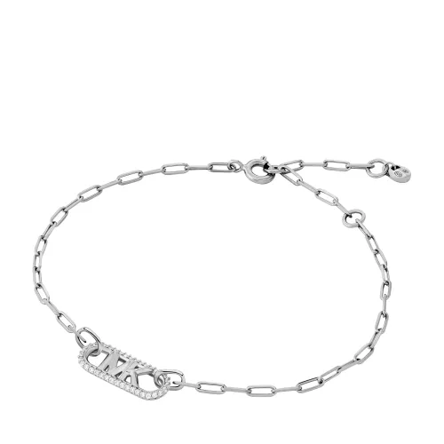 Michael Kors Bracelets - Sterling Silver Pavé Empire Link Chain Bracelet - silver - Bracelets for ladies