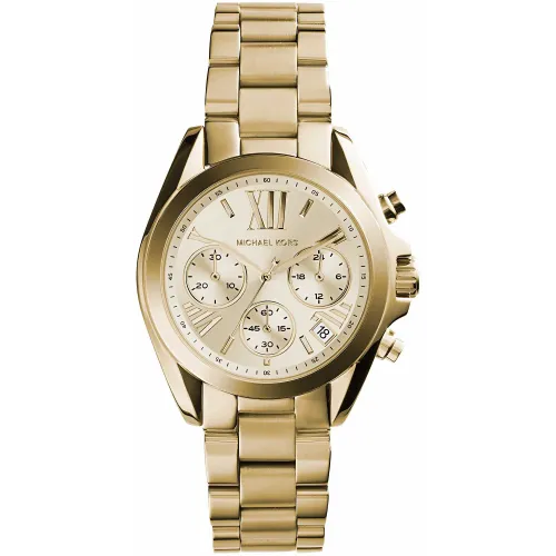 Michael Kors Bradshaw Chronograph Quartz Watch with Gold