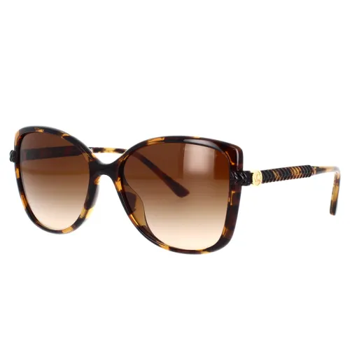Michael Kors , Butterfly Shape Sunglasses Dark Tortoiseshell ,Brown female, Sizes: