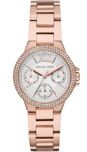 Michael Kors - Camille Analogue Quartz Watch with Rose Gold