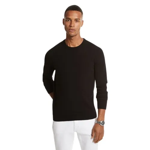 Michael Kors , Cashmere Sweater Men Black ,Black male, Sizes: