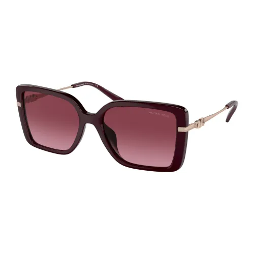 Michael Kors , Castellina Sunglasses Brown/Violet Shaded ,Brown female, Sizes: