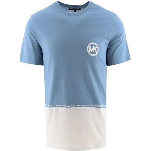 Michael Kors Chambray Block Logo T-Shirt