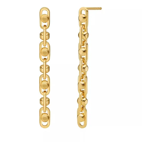 Michael Kors Earrings - Michael Kors 14K Gold Sterling Silver Astor Link D - gold - Earrings for ladies