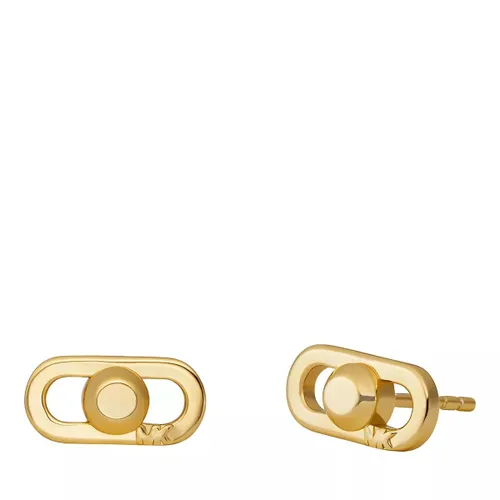 Michael Kors Earrings - Michael Kors 14K Gold Sterling Silver Astor Link S - gold - Earrings for ladies