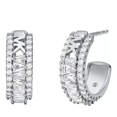 Michael Kors Earrings - Michael Kors Sterling Silver Tapered Baguette and - silver - Earrings for ladies