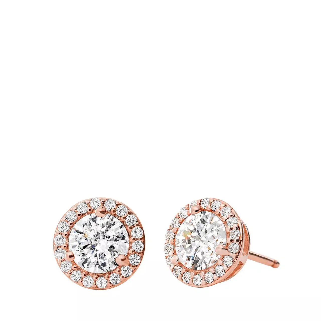 Michael Kors Earrings - Michael Kors Women's 14k Rose Gold-plated Sterling - gold - Earrings for ladies