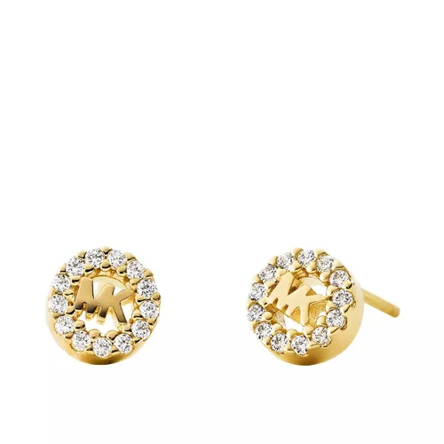 Michael Kors Earrings - MKC1033AN710 MK Logo Stud - gold - Earrings for ladies
