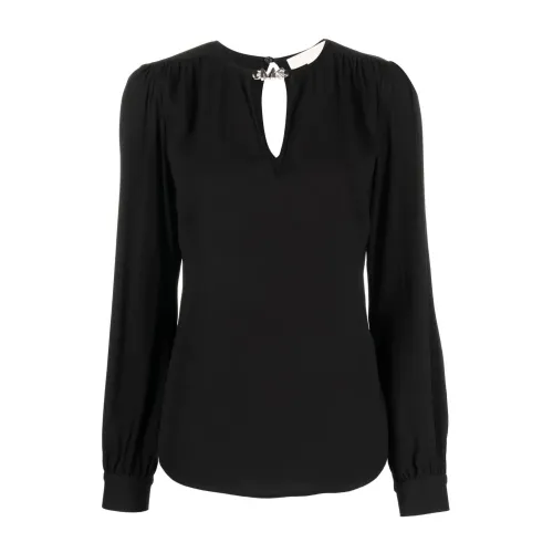 Michael Kors , Embellished blouse ,Black female, Sizes: