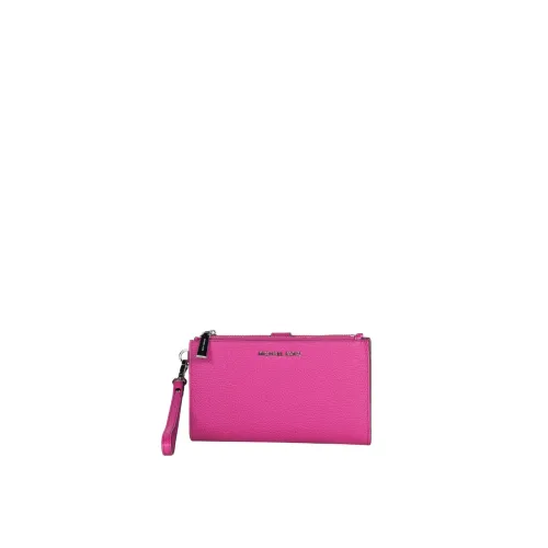Michael Kors , Embossed Leather Adele Wallet ,Pink female, Sizes: ONE SIZE