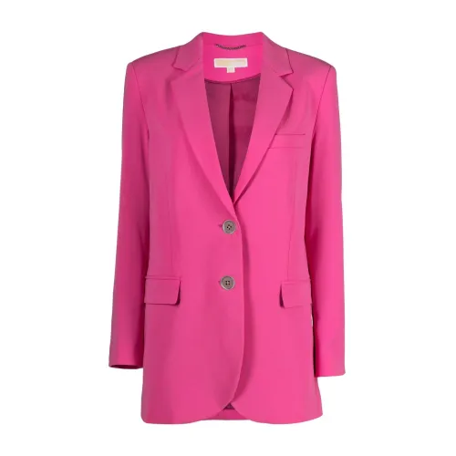 Michael Kors , Fuchsia Wool Blazer ,Pink female, Sizes: