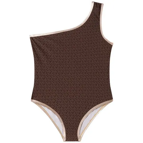 MICHAEL KORS Girls All Over Swimsuit - Brown