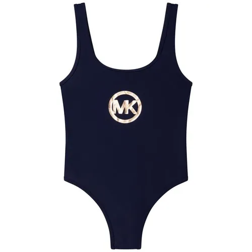 MICHAEL KORS Girls Mk Logo Swimsuit - Blue