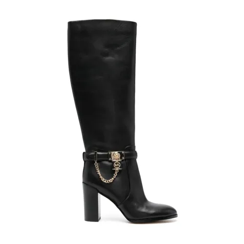 Michael Kors , Hamilton heeled boot ,Black female, Sizes: