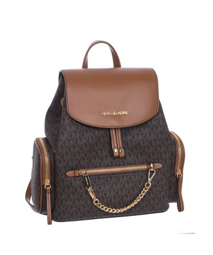 Michael Kors JET SET ITEM 35T1GTTB6B WoMens backpack with chain - Brown - One Size