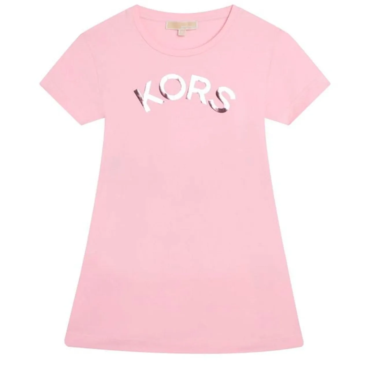 MICHAEL KORS Juniors Flared Logo Dress - Pink