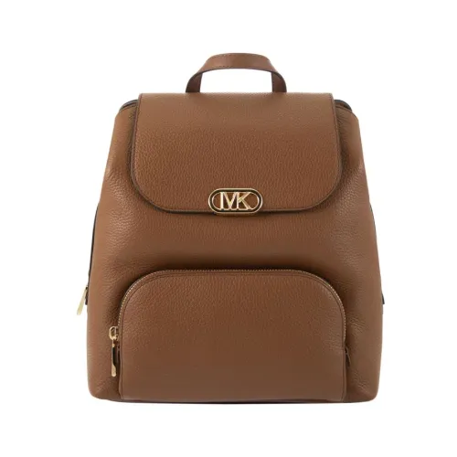 Michael Kors , Kensington - Grained leather backpack ,Brown male, Sizes: ONE SIZE