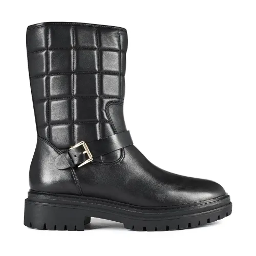 Michael Kors , Layton Quilted Leather Boots ,Black female, Sizes: