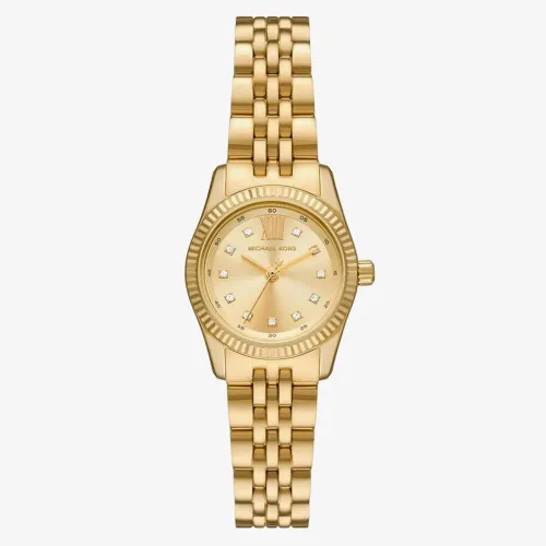 Michael Kors Lexington Gold Tone Crystal Watch MK4741
