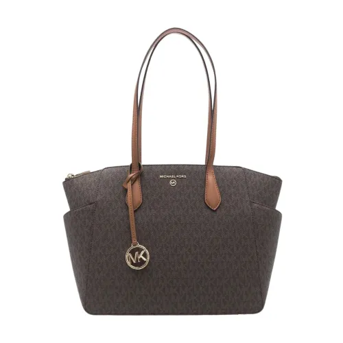 Michael Kors , Logo Shopper Tote Bag ,Brown female, Sizes: ONE SIZE