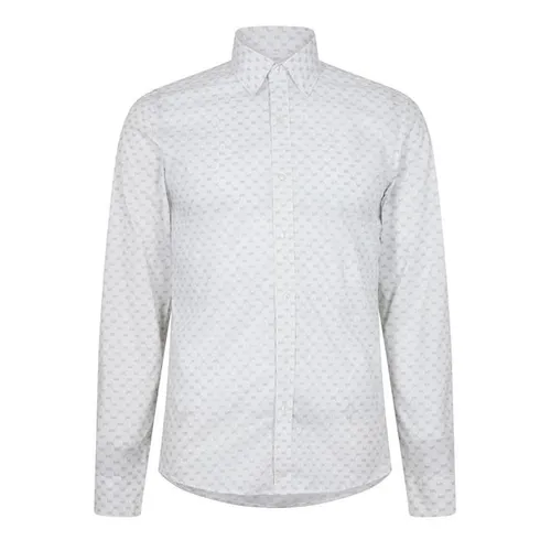 Michael Kors Logo Stripe Shirt - White