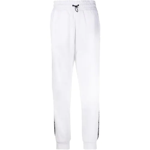 Michael Kors , Logo-tape track pants ,White female, Sizes: