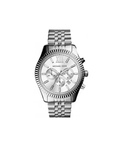 Michael Kors Mens' Lexington Watch MK8405 - Silver Metal - One Size