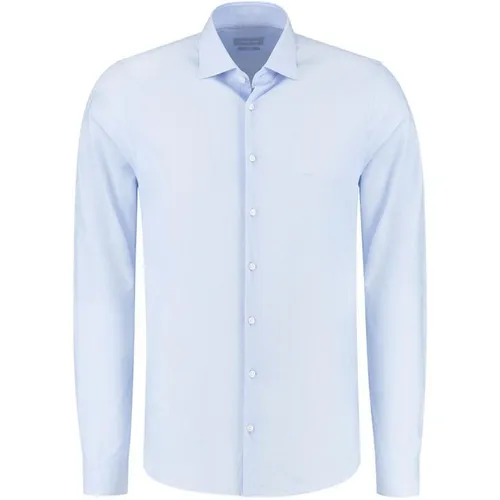 Michael Kors MK Parma Modern Fit Stretch Shirt - Blue