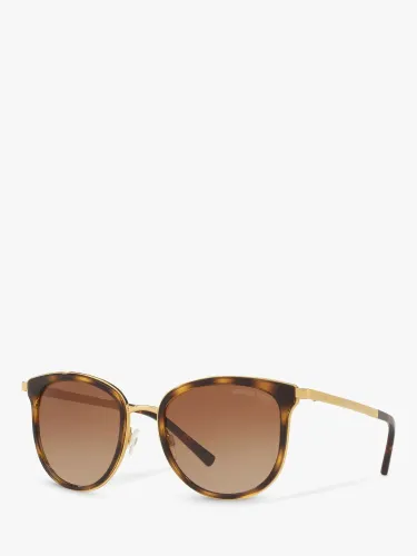 Michael Kors MK1010 Adrianna Oval Sunglasses - Tortoise - Female