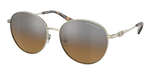Michael Kors MK1119 ALPINE Polarized 101484 Women's Sunglasses Gold Size 57