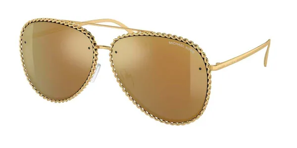Michael Kors MK1147 PORTOFINO 18967P Women's Sunglasses Gold Size 59