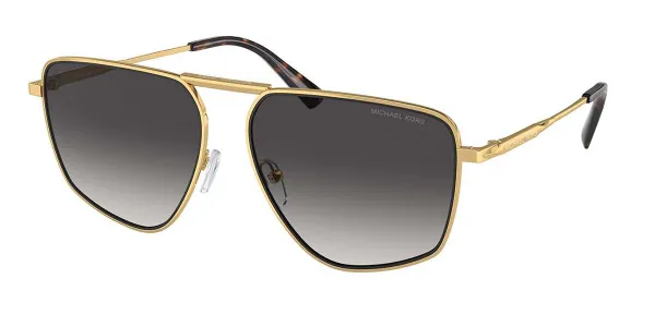 Michael Kors MK1153 SILVERTON 18968G Men's Sunglasses Gold Size 58