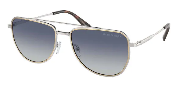 Michael Kors MK1155 WHISTLER 18934L Men's Sunglasses Silver Size 58