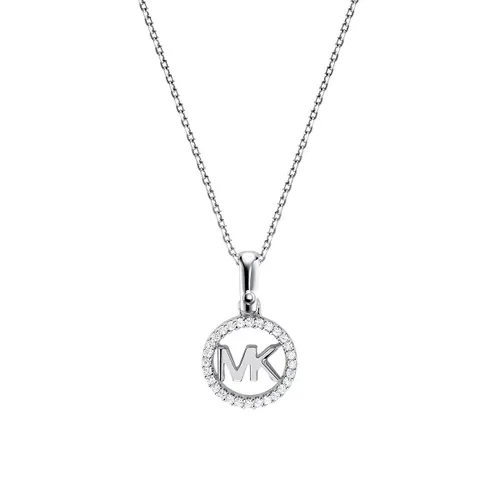Michael Kors Necklaces - MKC1108AN040 Logo Charm Neck - silver - Necklaces for ladies