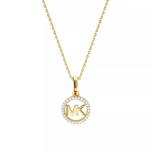 Michael Kors Necklaces - MKC1108AN710 Logo Charm Neck - gold - Necklaces for ladies