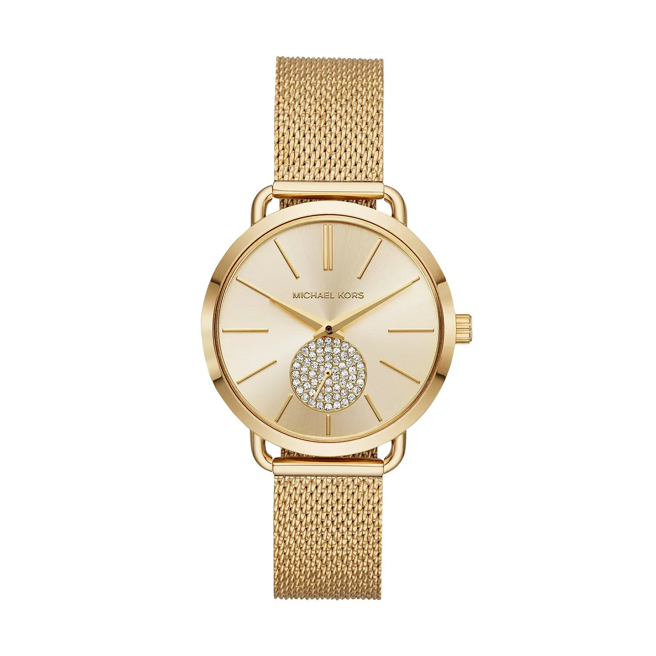 Michael Kors Portia with Gold Tone Stainless Steel Strap