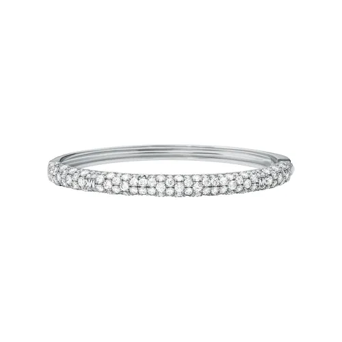 Michael Kors , Premium Silver Bracelet with Zirconia ,Gray female, Sizes: ONE SIZE