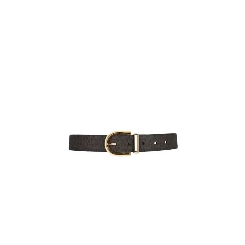 Michael Kors , Reversible Belt Black/Brown Logo ,Multicolor female, Sizes:
