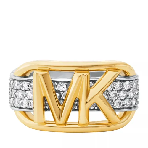 Michael Kors Rings - Sterling Silver Pavé Empire Link Ring - multi - Rings for ladies