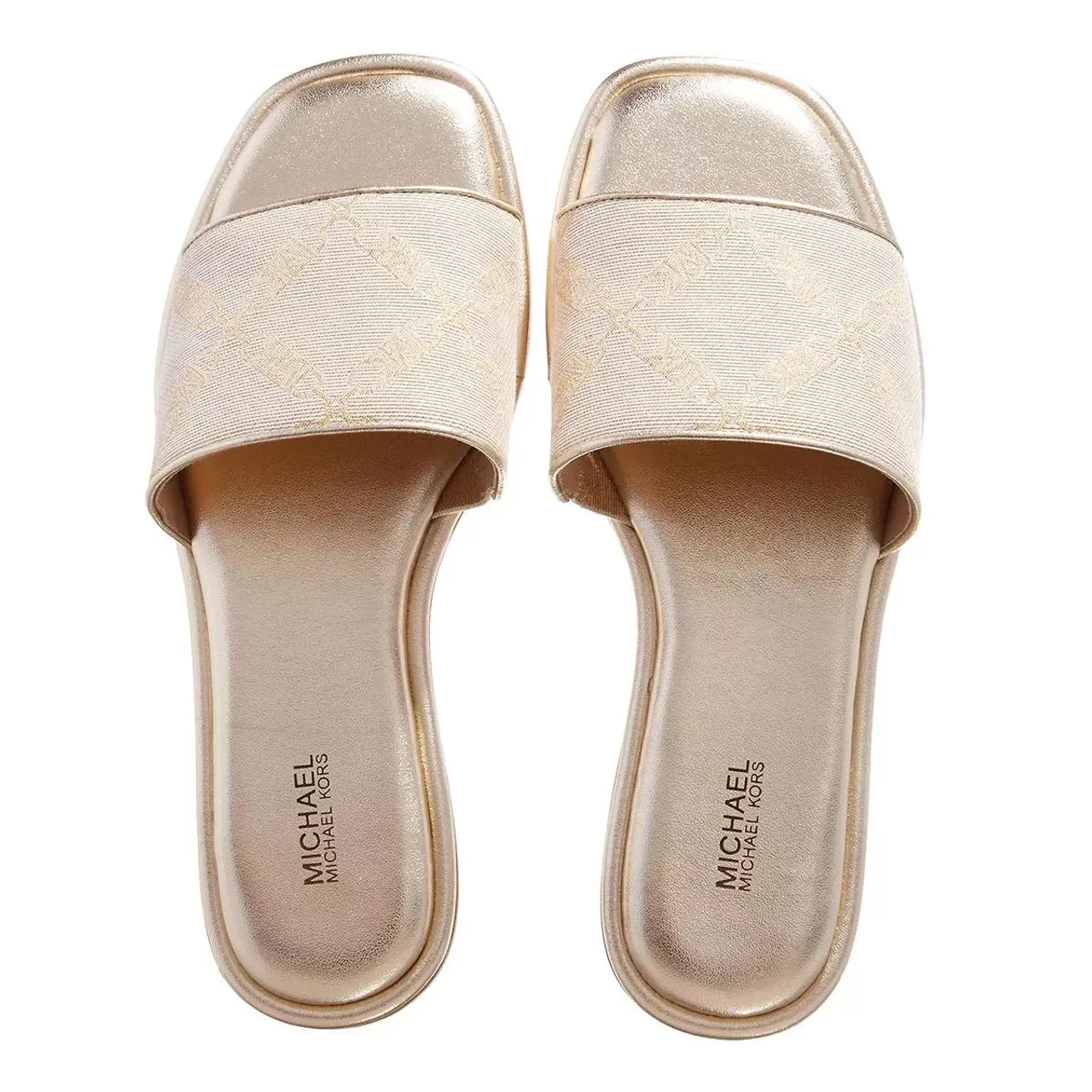 Michael Kors Sandals - Hayworth Slide - beige - Sandals for ladies