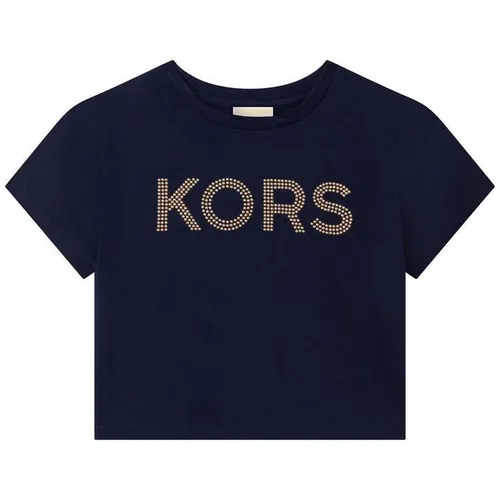 Michael Kors Sequin Logo t Shirt - Blue