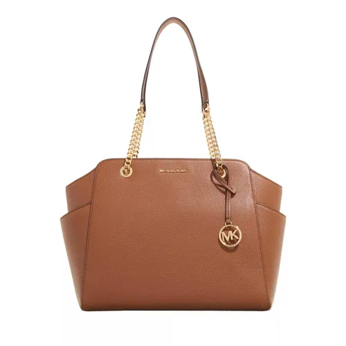 Michael Kors Shopping Bags - Jacquelyn Medium Chain Tote - brown - Shopping Bags for ladies